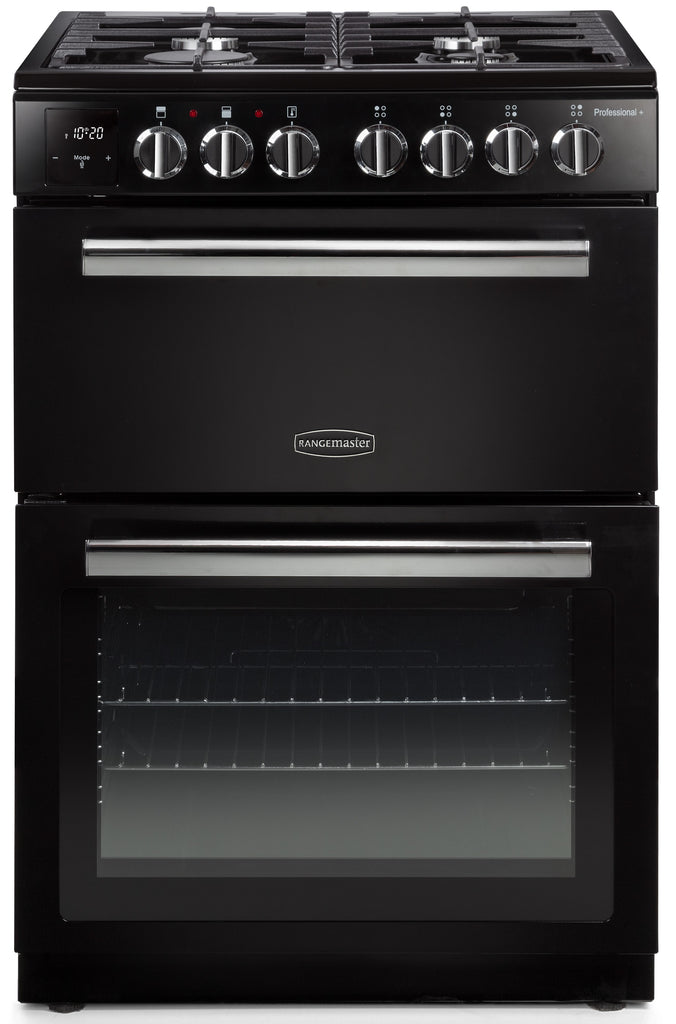 Rangemaster Professional Plus PROPL60DFFBL/C 60cm Dual Fuel Cooker - Black