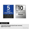 Samsung WW10FG5U34ABEU 10Kg Washing Machine with 1400 rpm - Black - A Rated