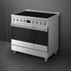 Smeg C92IPX2 Symphony Classic 90cm Electric Range Cooker with Induction Hob - S/Steel