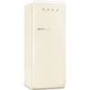 Smeg FAB28RCR6UK Retro 60cm wide Frost Free Fridge Freezer - Cream - Right Hand Hinge - C Rated