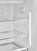 Smeg FAB28RCR6UK Retro 60cm wide Frost Free Fridge Freezer - Cream - Right Hand Hinge - C Rated