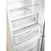 Smeg FAB32RCR6UK Retro 60cm wide Fridge Freezer - Cream - Right Hand Hinge - C Rated