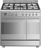 Smeg SCB92MX8 Concert Classic 90cm Dual Fuel Range Cooker - Stainless Steel