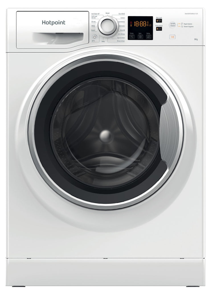 Hotpoint NSWE846WSUK 8kg 1400 Spin Washing Machine - White - A Rated