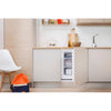 Indesit INBUFZ011 60cm Integrated Undercounter Freezer - Fixed Door Fixing - E Rated