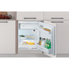 Indesit INBUF011 60cm Integrated Undercounter Fridge with Ice Box - Fixed Door Fixing Kit - White - E Rated