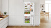 Bosch Series 2 KIN86NSE0G Integrated Frost Free Fridge Freezer with Sliding Door Fixing Kit - White - E Rated