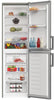 Indesit IKNH1261S4UK 54cm wide Frost Free Fridge Freezer - Silver - E Rated