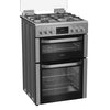 Hotpoint HDG6GDCX 60cm Gas Cooker - Stainless Steel