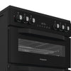 Hotpoint HDD6GDC2B1 60cm Dual Fuel Cooker - Black