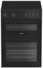 Indesit IDE6VMB 60cm Electric Cooker with Ceramic Hob - Black