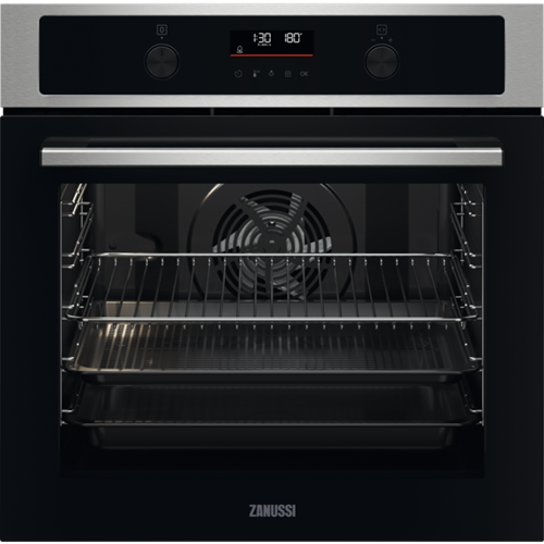 Zanussi ZOPNA7XN Built In Electric Single Oven - Stainless Steel
