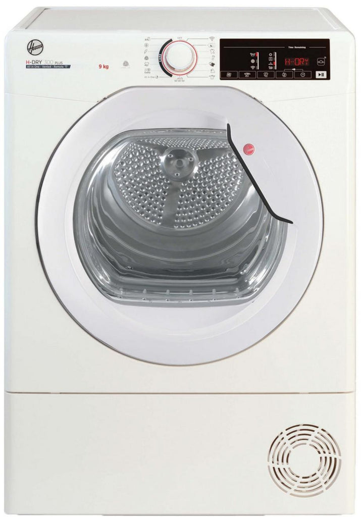 Hoover HLEV9TG Wifi Connected 9Kg Vented Tumble Dryer - White - C Rated