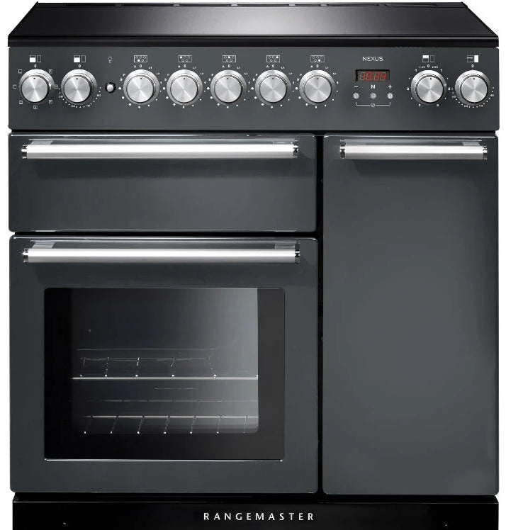Rangemaster Nexus NEX90EISL/C 90cm Electric Range Cooker with Induction Hob - Slate