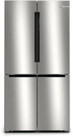 Bosch Serie 4 KFN96VPEAG American Fridge Freezer - Metallic Silver - E Rated