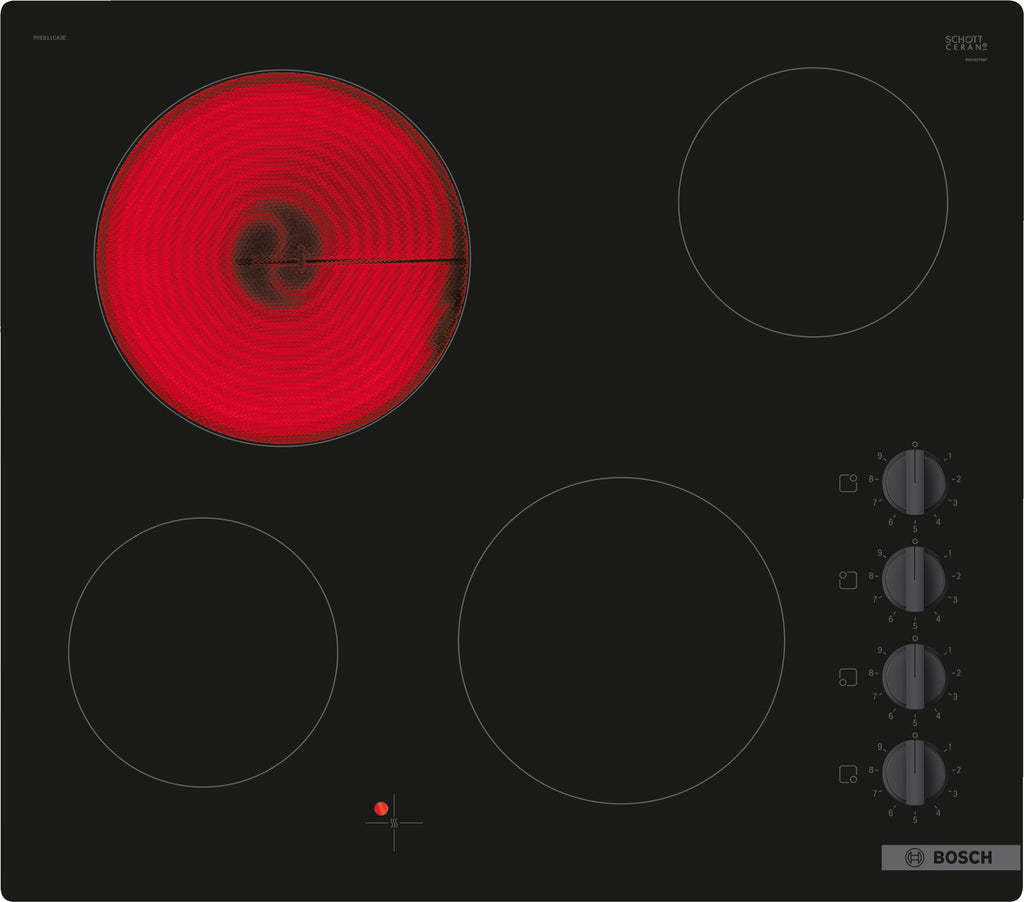Bosch Series 2 PKE611CA3E 59cm Ceramic Hob - Black