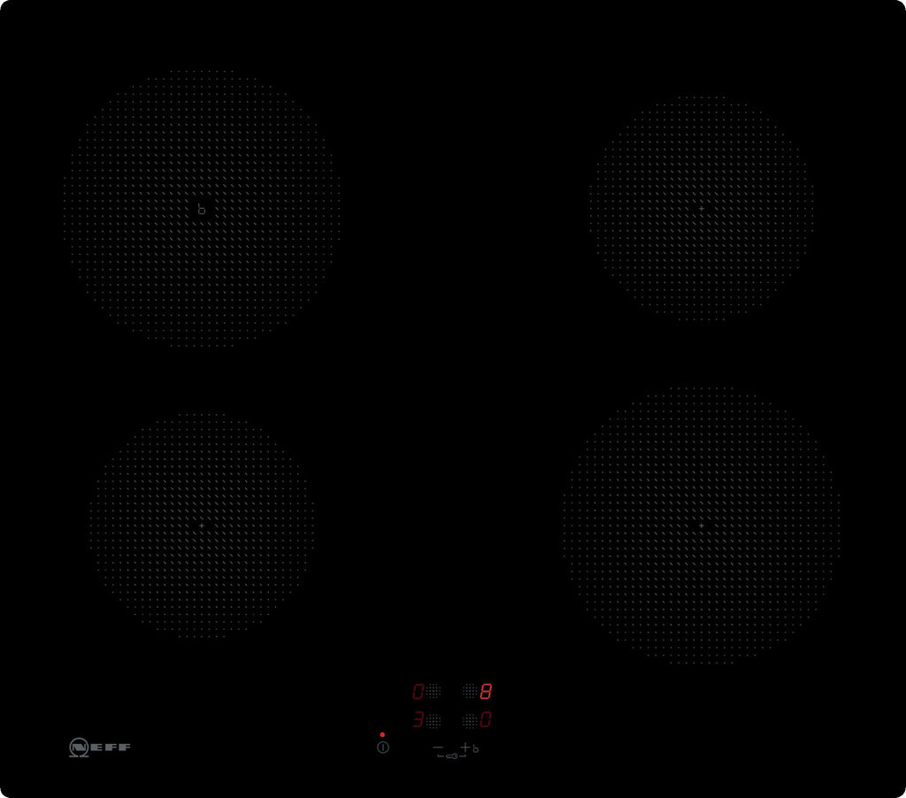 Neff N30 T36CA50X1U 59cm Plug & Play Induction Hob - Black