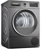 Bosch Series 6 WQG245R9GB 9Kg Heat Pump Condenser Tumble Dryer With Self Cleaning Condenser - Graphite - A++ Rated