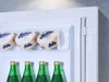Hisense RIB312F4AWE Integrated Frost Free Fridge Freezer with Sliding Door Fixing Kit - White - E Rated