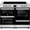 Belling Cookcentre 110E Electric Ceramic Hob Range Cooker Stainless Steel - Moores Appliances Ltd.