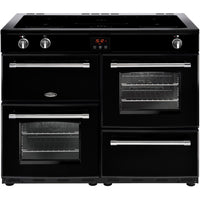 Belling Farmhouse 110Ei 110cm Electric Range Cooker with Induction Hob - Black