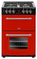 Belling Farmhouse 60DF 60cm Dual Fuel Cooker - Red