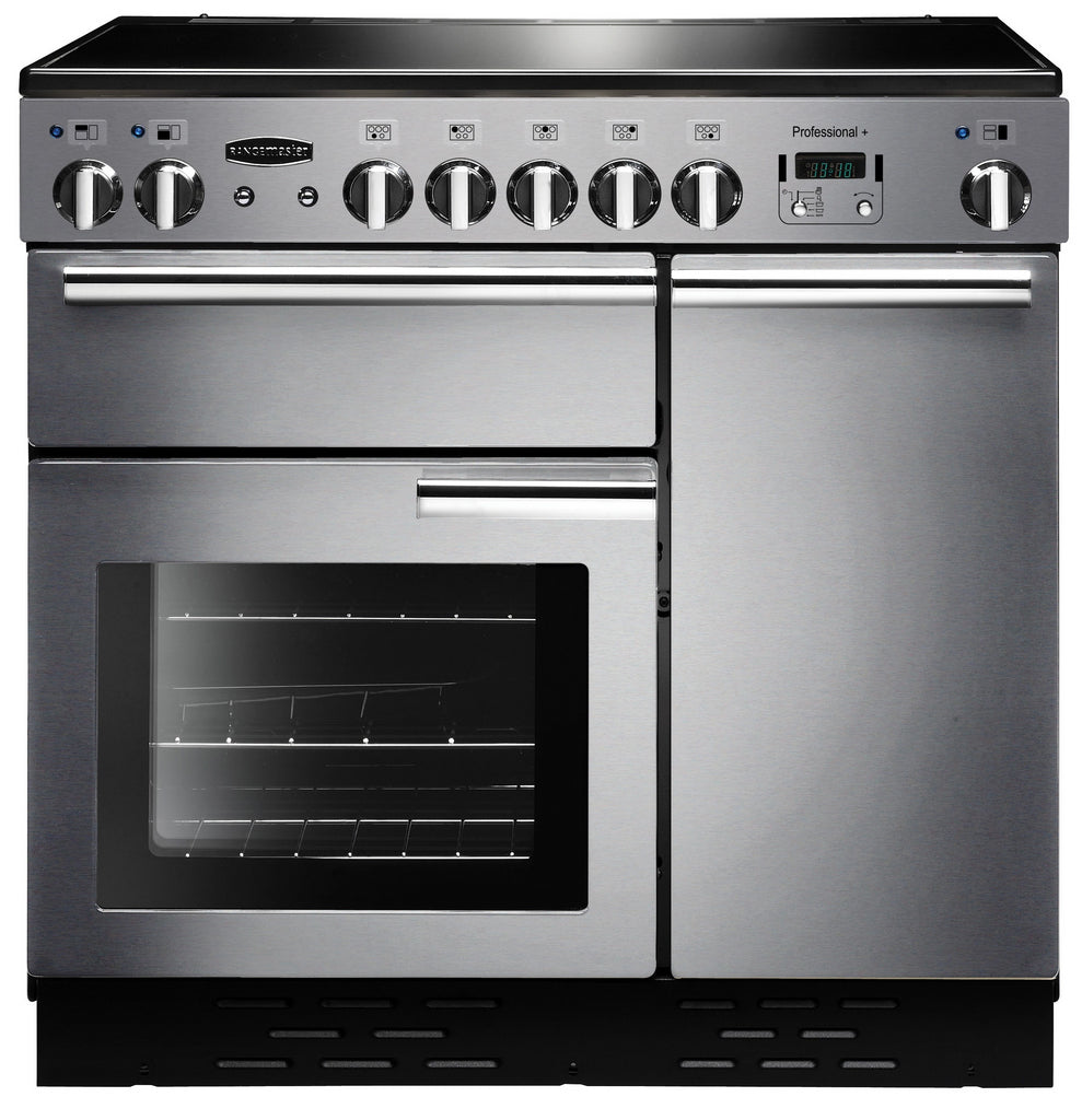 Rangemaster Professional Plus PROP90ECSS/C 90cm Electric Range Cooker with Ceramic Hob - Stainless Steel