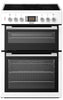Blomberg HKN65W 60cm Electric Double Oven with Ceramic Hob - White