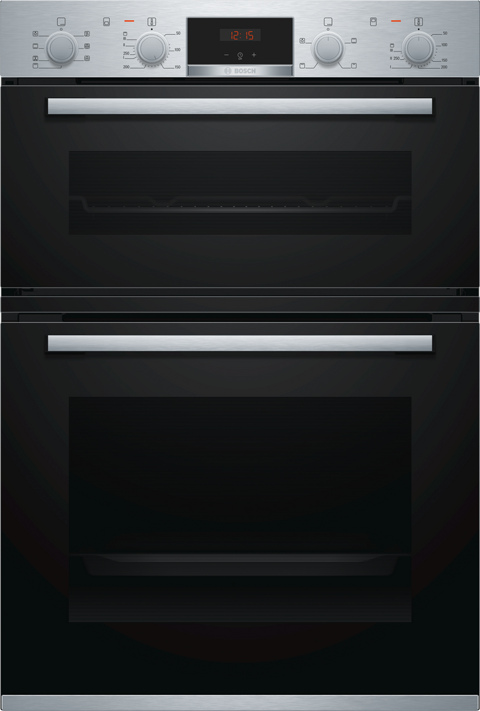 Bosch Series 4 MBS533BS0B Built In Electric Double Oven with 3D Hot Air - Stainless Steel