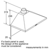 Bosch Series 2 DWP74BC50B 75cm Chimney Hood - Stainless Steel