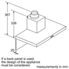 Bosch Series 2 DWB94BC50B 90cm Chimney Hood - Stainless Steel