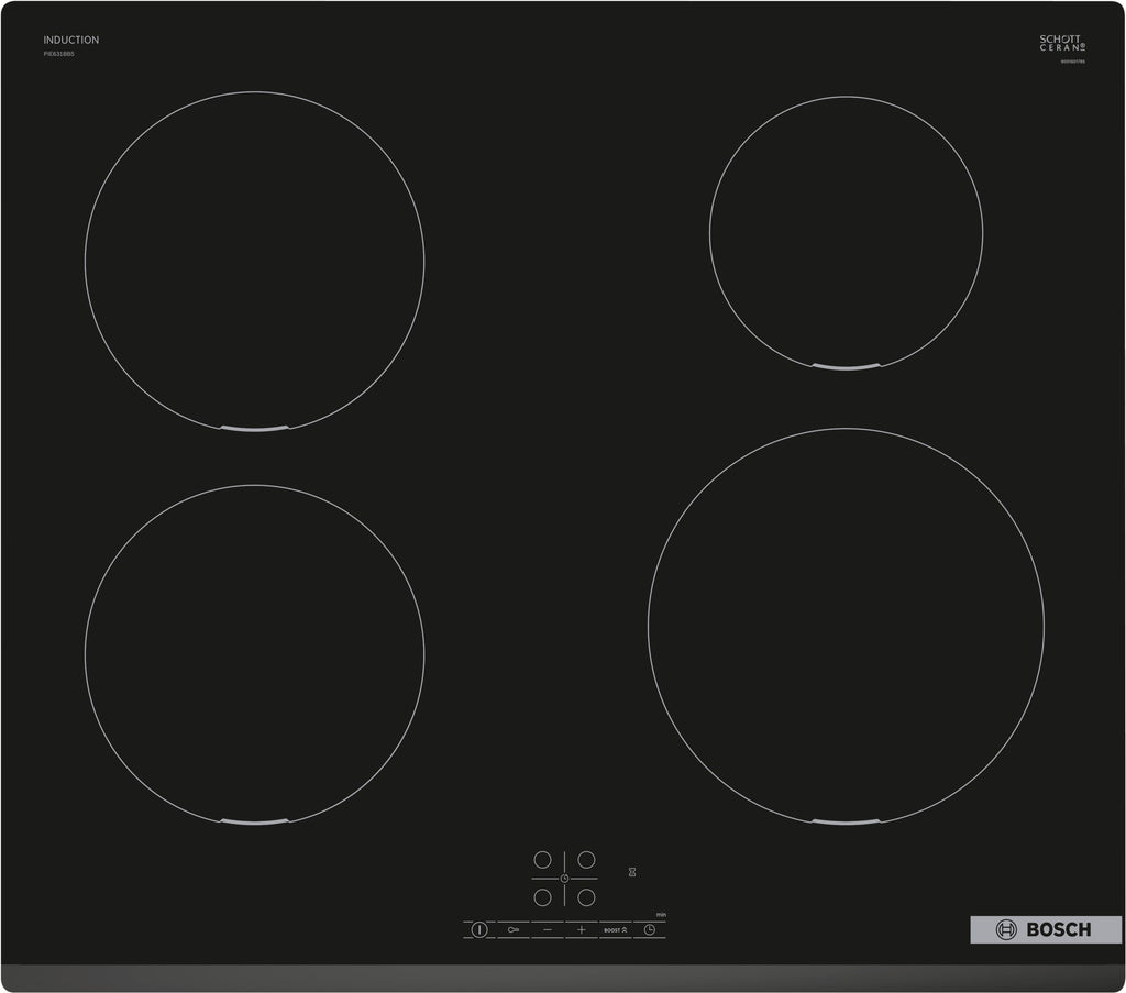 Bosch Series 4 PIE631BB5E 59cm Induction Hob - Black