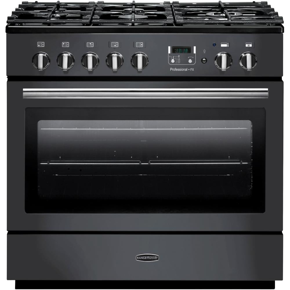 Rangemaster Professional Plus PROP90FXDFFSL/C FX 90cm Dual Fuel Range Cooker - Slate