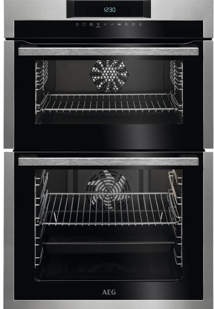 AEG 6000 Surround DCE731110M Built In Electric Double Oven - Stainless Steel