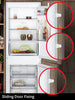 NEFF N50 KI5862SE0G Integrated Fridge Freezer with Sliding Door Fixing Kit - White - E Rated