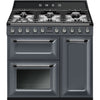 Smeg TR93GR 90cm Dual Fuel Range Cooker - Slate Grey