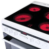 Amica AFC6550WH 60cm Electric Cooker with Ceramic Hob - White