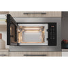 Indesit MWI125GX Built In Microwave With Grill - Stainless Steel