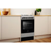 Indesit IS5G4PHSS 50cm Gas Cooker - Inox