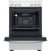 Indesit IS67V5KHW 60cm Electric Cooker with Ceramic Hob - White