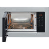 Indesit MWI125GX Built In Microwave With Grill - Stainless Steel