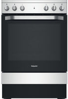 Hotpoint HS67V5KHX 60cm Electric Cooker with Ceramic Hob - Inox