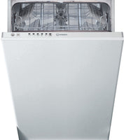Indesit DSIE2B10UKN Fully Integrated Slimline Dishwasher - F Rated