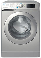 Indesit Push&Go BWE81496XSVUK 8Kg Washing Machine with 1400 rpm - Silver - A Rated