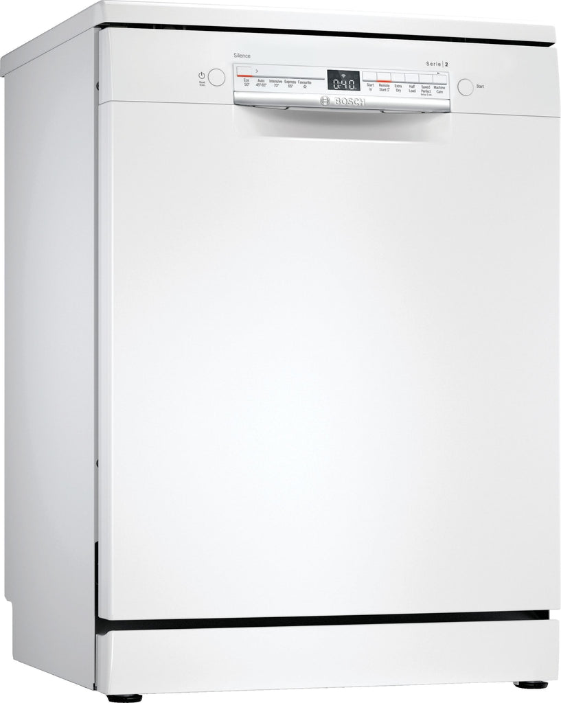Bosch Serie 2 SMS2ITW41G Wifi Connected Standard Dishwasher - White - E Rated