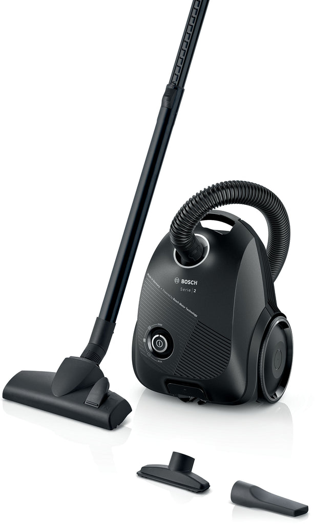 Bosch BGBS2BA1GB 600W 3kg Bagged Cylinder Vacuum Cleaner - Black