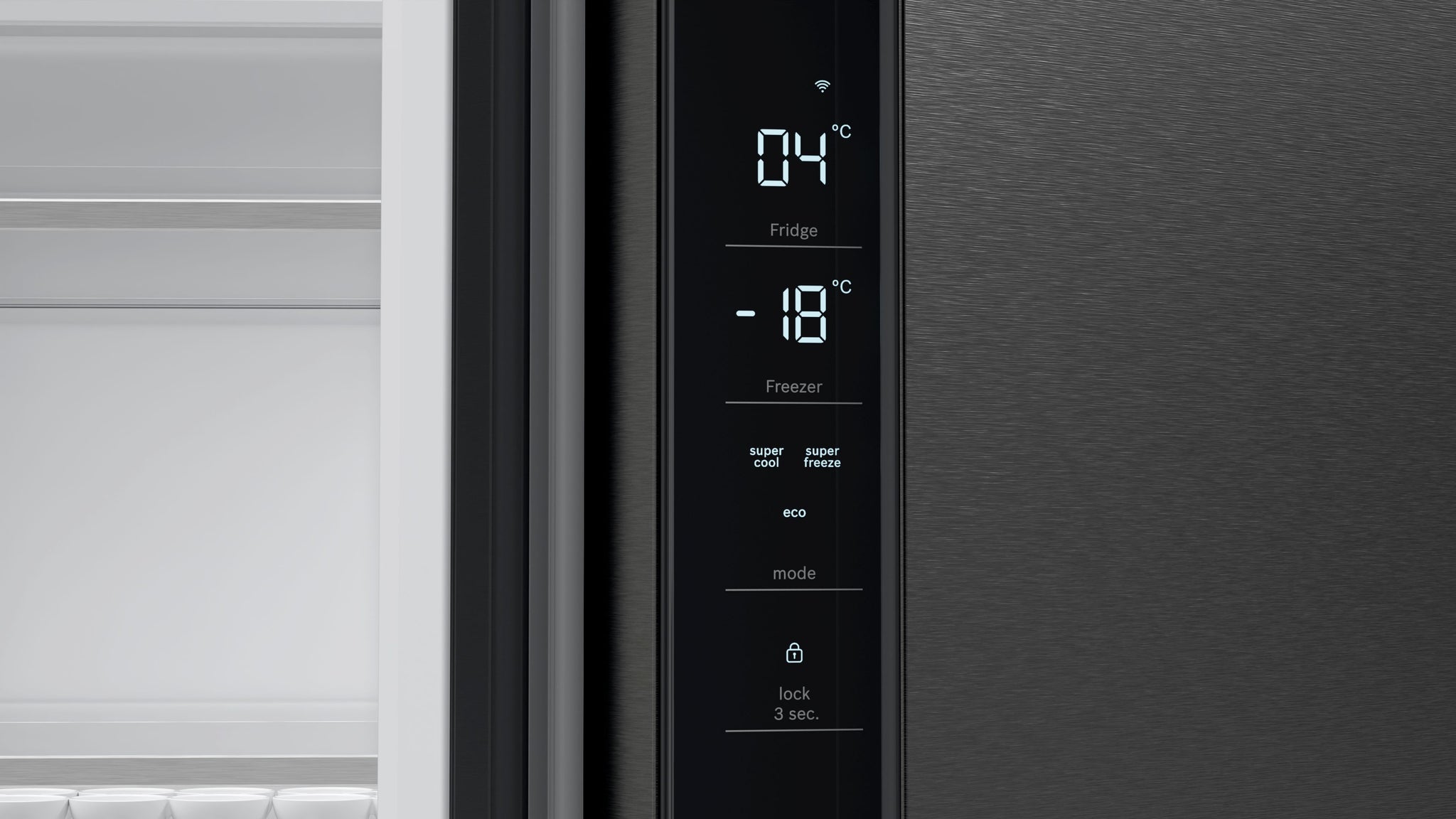 Bosch Serie 6 KFN96AXEA Wifi Connected American Fridge Freezer