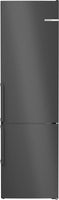Bosch Serie 4 KGN39VXBT 60cm Frost Free Fridge Freezer - Black/Stainless Steel - B Rated