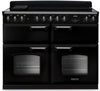 Rangemaster CLDLB110EIPGBL/CM1 Classic Deluxe BC 110cm Induction Range Cooker - Gloss Black/Chrome Trim