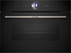Bosch Serie 8 CSG7361B1 Wifi Connected Built In Compact Electric Single Oven with Steam Function - Black